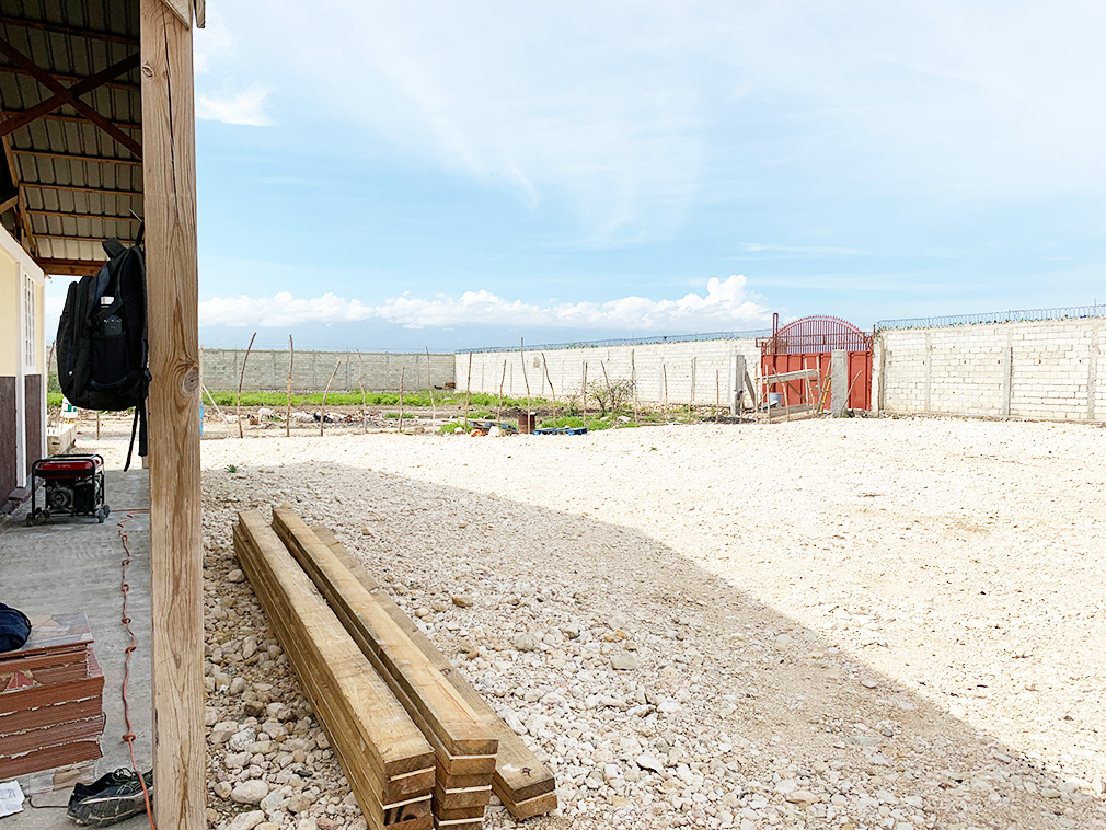 Building a new school on open land