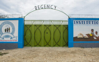 front gate entrance of the regency children's home