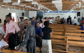 worship at haiti church