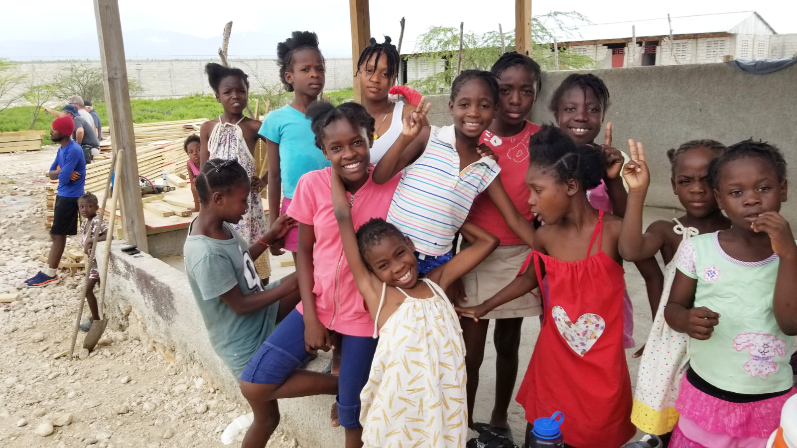 Female children on connect 2 ministries compound