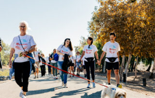 group walking for a good cause, the restaveks walk