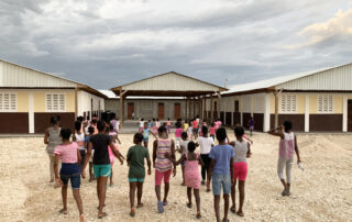 Female children at connect 2 ministries compound in Haiti