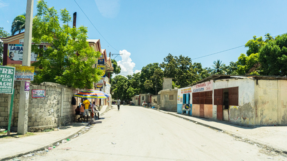 Haiti road in 2021