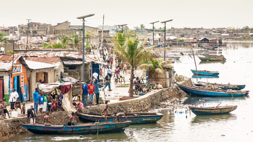 Mapou River community at Cap-Haitien, Haiti