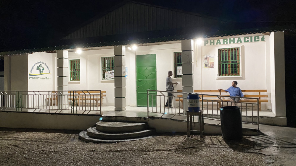 Haiti Pharmacy Entrance