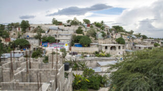 Haiti Hillside Cinderblock Homes