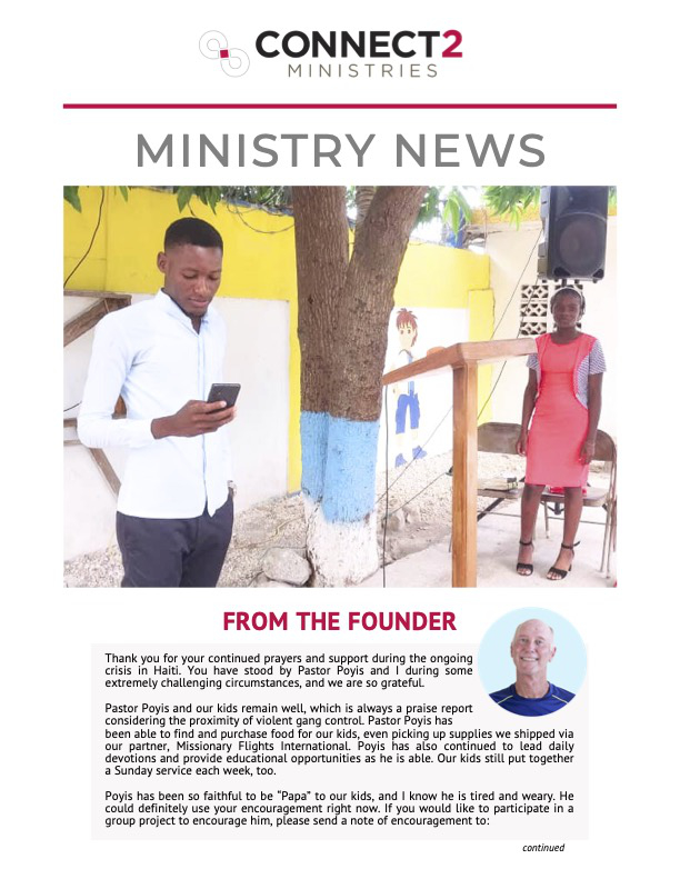 July 2024 Ministry Newsletter Cover