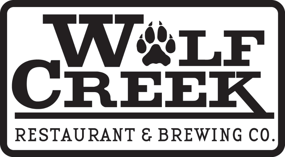 Wolf Creek Restaurant and Brewing Company Logo in Black