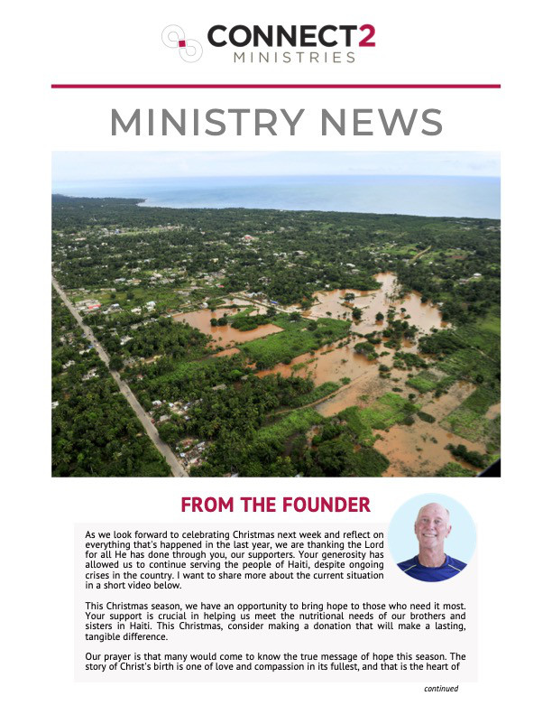 December 2024 Ministry Newsleter Cover