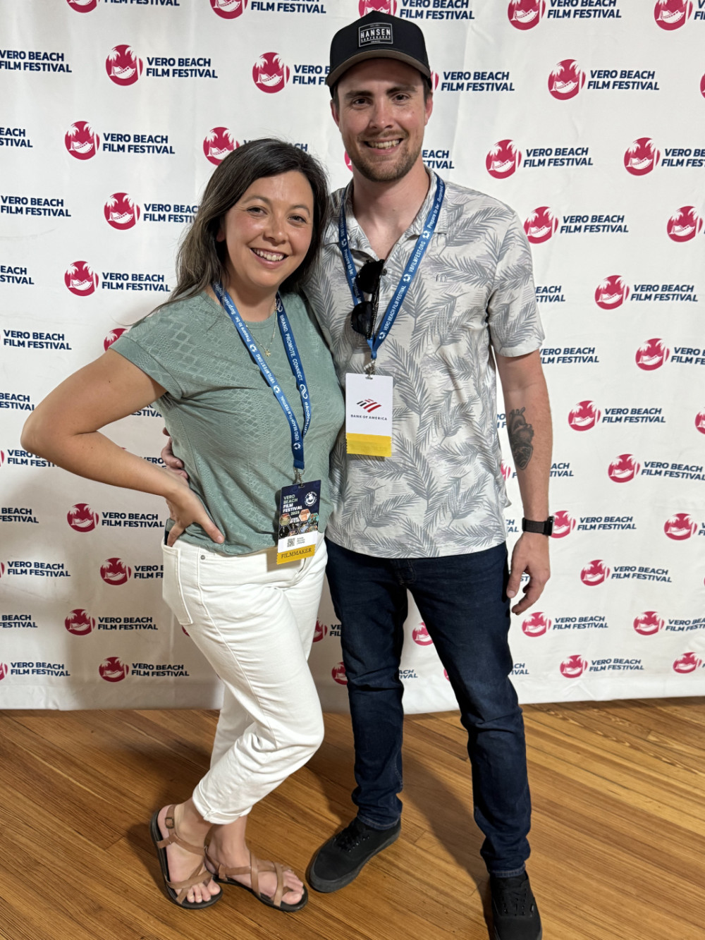 Arielle Mitchell, our Director of Development, and her husband at VBFF.