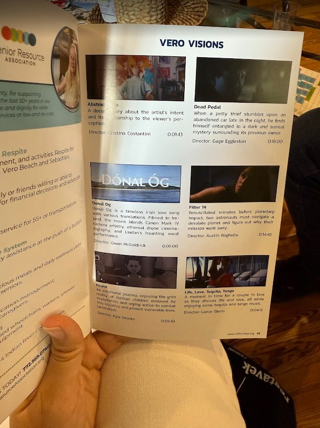 FOUND in the Vero Beach Film Festival program