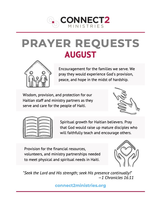 Prayer Requests August 2026