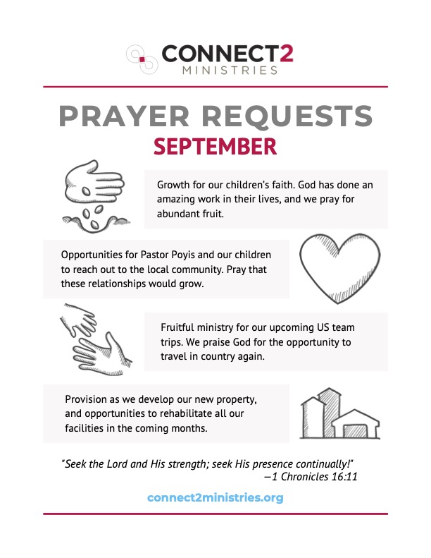 Prayer Requests September 2026